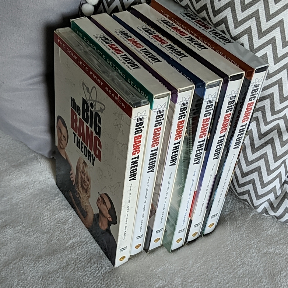 The Big Bang Theory DVDs Seasons 1-6